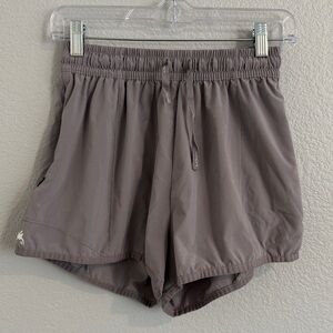 Alphalete shorts grey purple